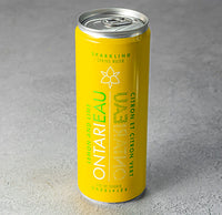 Ontarieau Sparkling Water - Lemon & Lime (355ml)