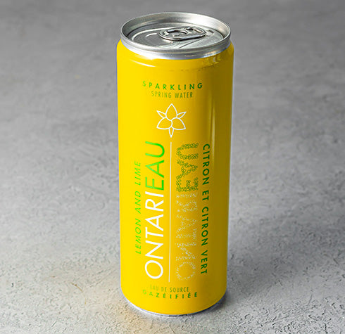 Ontarieau Sparkling Water - Lemon & Lime (355ml)
